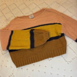 Billabong Peach Knit Sweater Top